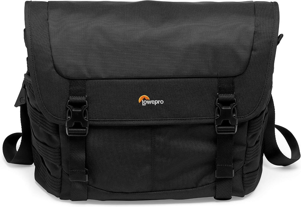 Lowepro ProTactic MG 160 AW II Mirrorless and DSLR Messenger - with QuickShelf Divider System - Camera Gear to Personal belongings - for Mirrorless Like Sony Apha9 - LP37266-PWW