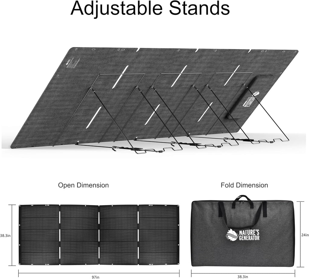 Nature's Generator 400W Folding Solar Panel
