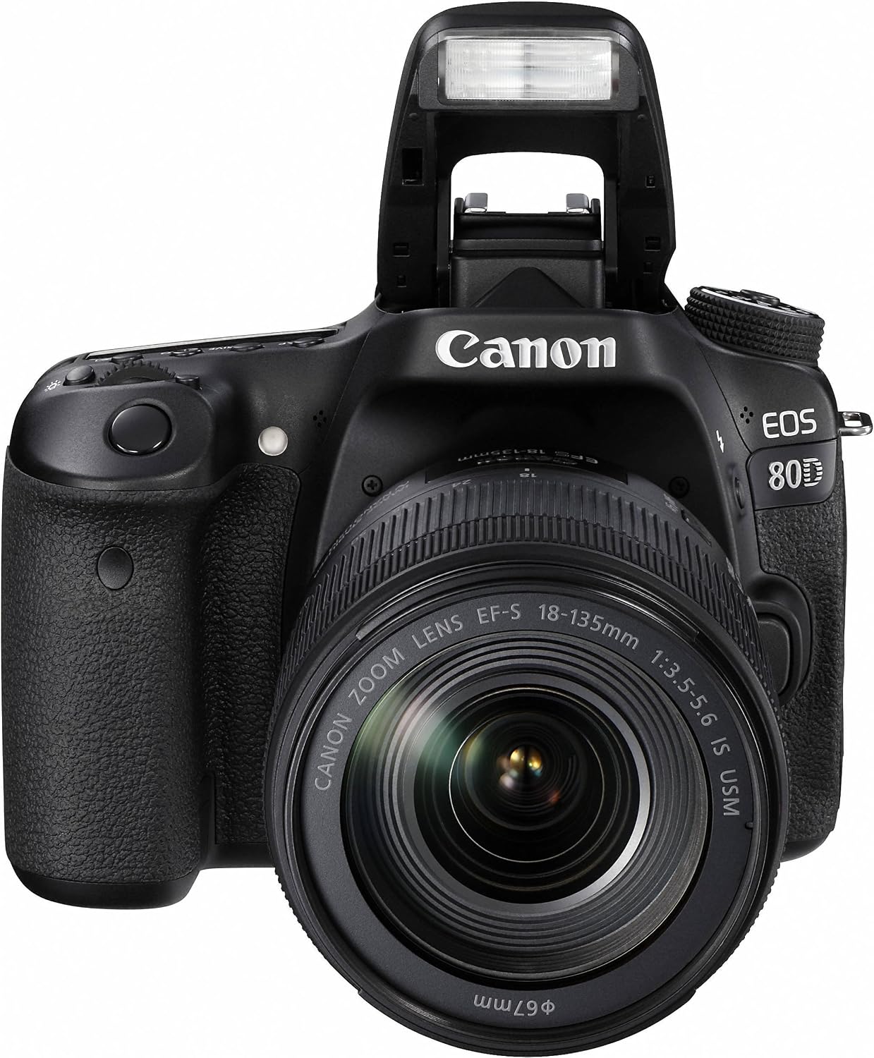 Canon Digital SLR Camera Body [EOS 80D] and EF-S 18-135mm f/3.5-5.6 Image Stabilization USM Lens with 24.2 Megapixel (APS-C) CMOS Sensor and Dual Pixel CMOS AF (Black)