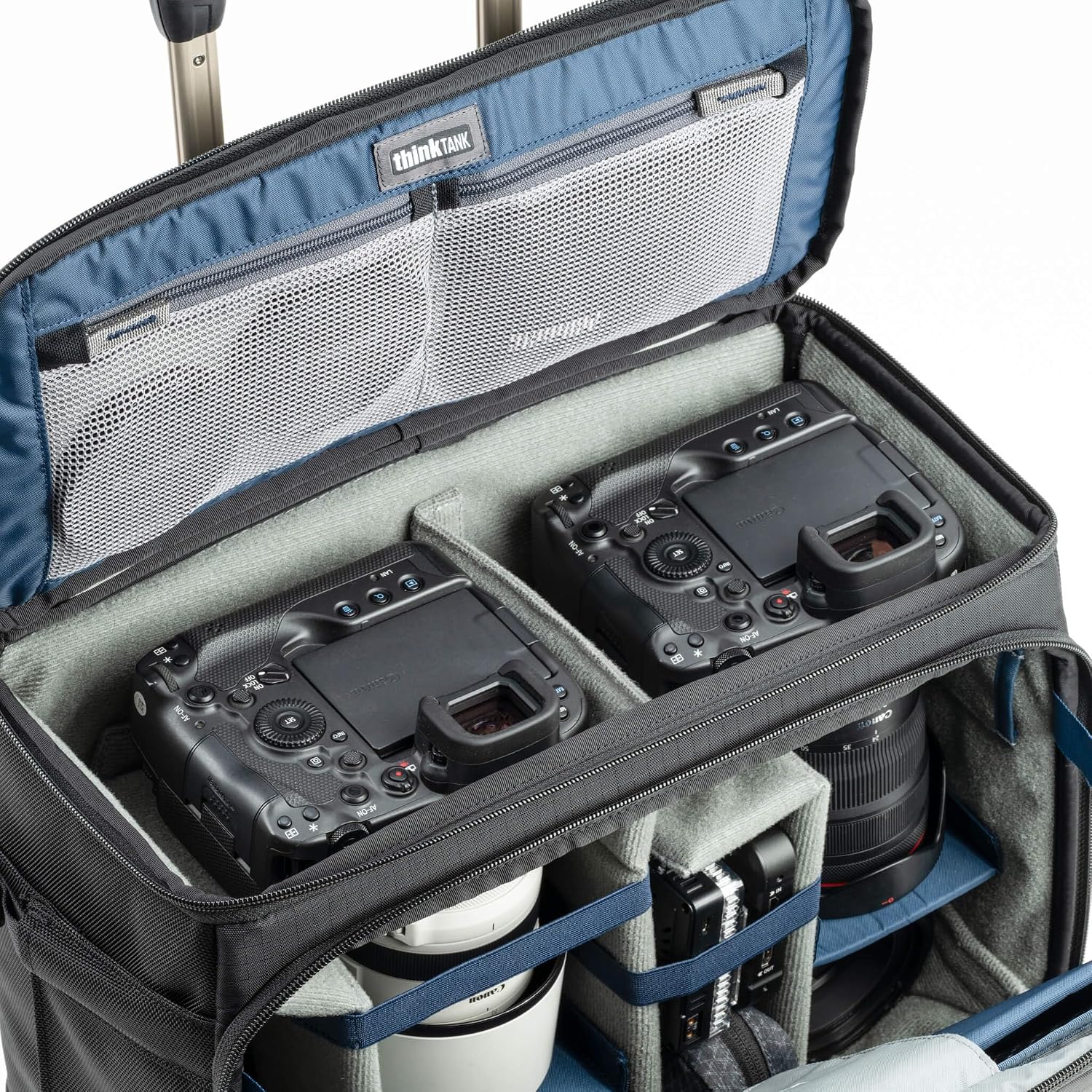 Think Tank Airport Navigator V2, 4 Spinner Wheel Rolling Carry-On Case for Camera, Photography and Video Equipment for Travel