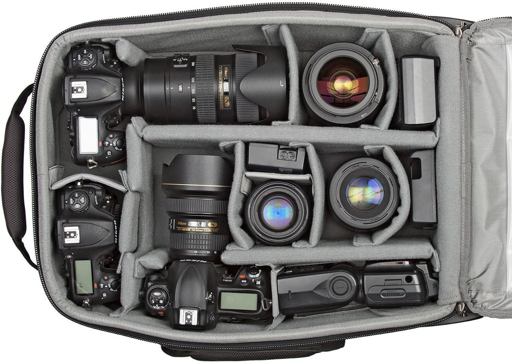 Think Tank Airport TakeOff V2 2 Wheel Rolling Carry-On Camera Shoulder Bag for Photography and Video Equipment - Black