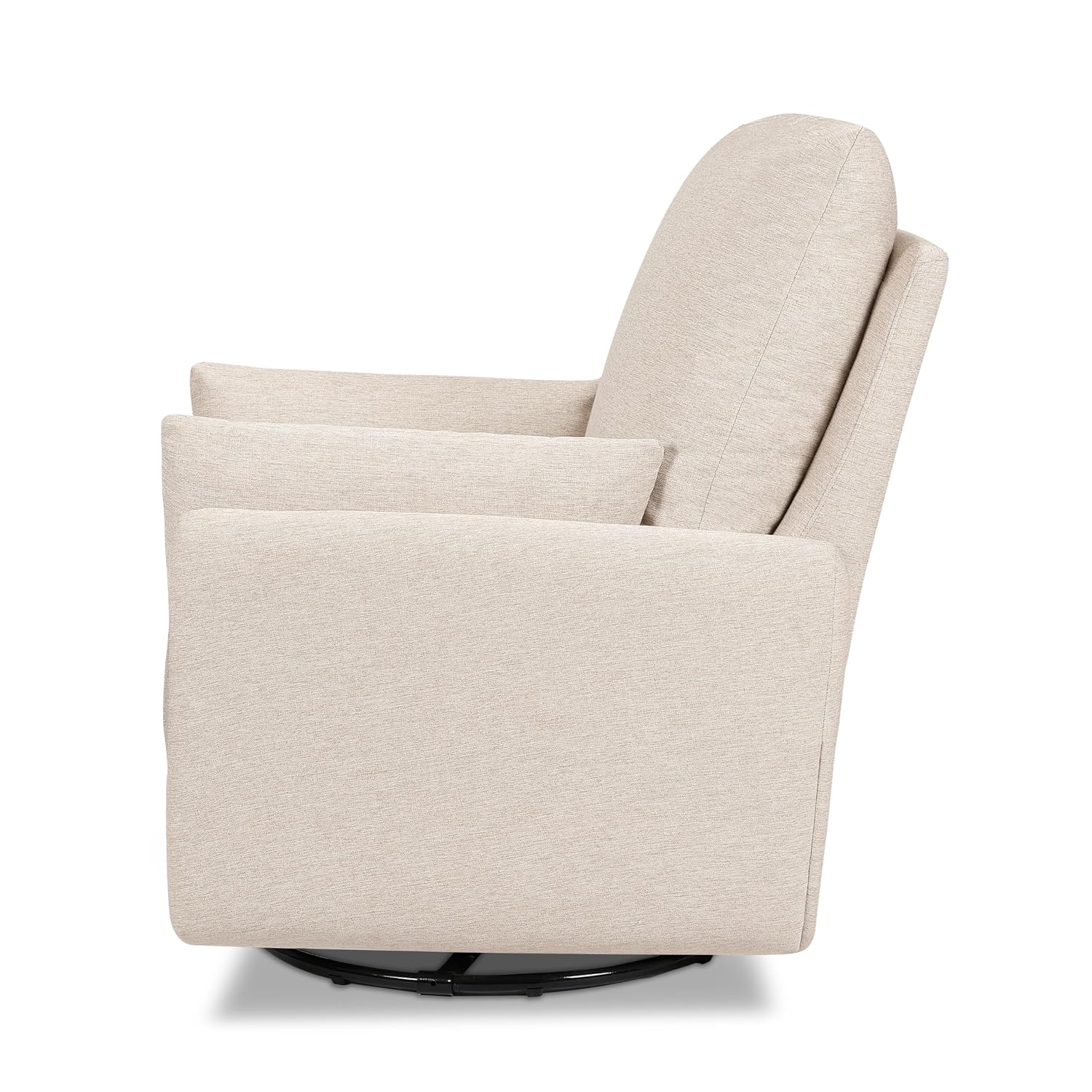 Davinci Juno Swivel Glider in Beach, Greenguard Gold & CertiPUR-US Certified