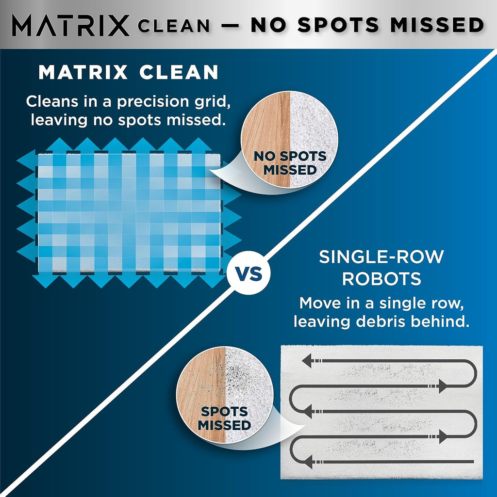 Shark Matrix Plus | 2-in-1 Robot Vacuum & Mop for Carpets & Hard Floors | Sonic Mopping & Powerful Suction for Pet Hair | Self-Empty Base | 45-Day Capacity | HEPA | LiDAR Nav | Black/Mocha | AV2630WA