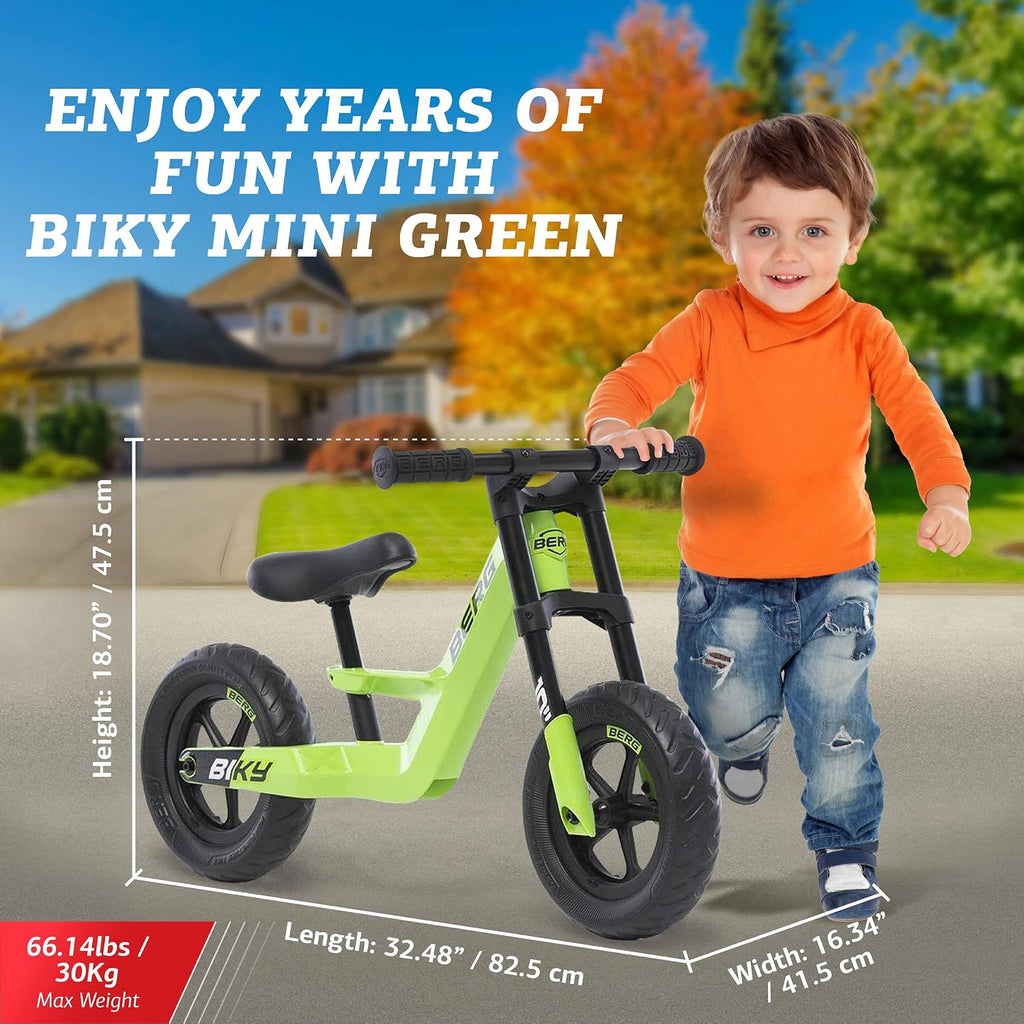 BERG Biky - Balance Bike - Lightweight Toddler Bike - Easy to Use Mini Bike - Ages 2-5 Years