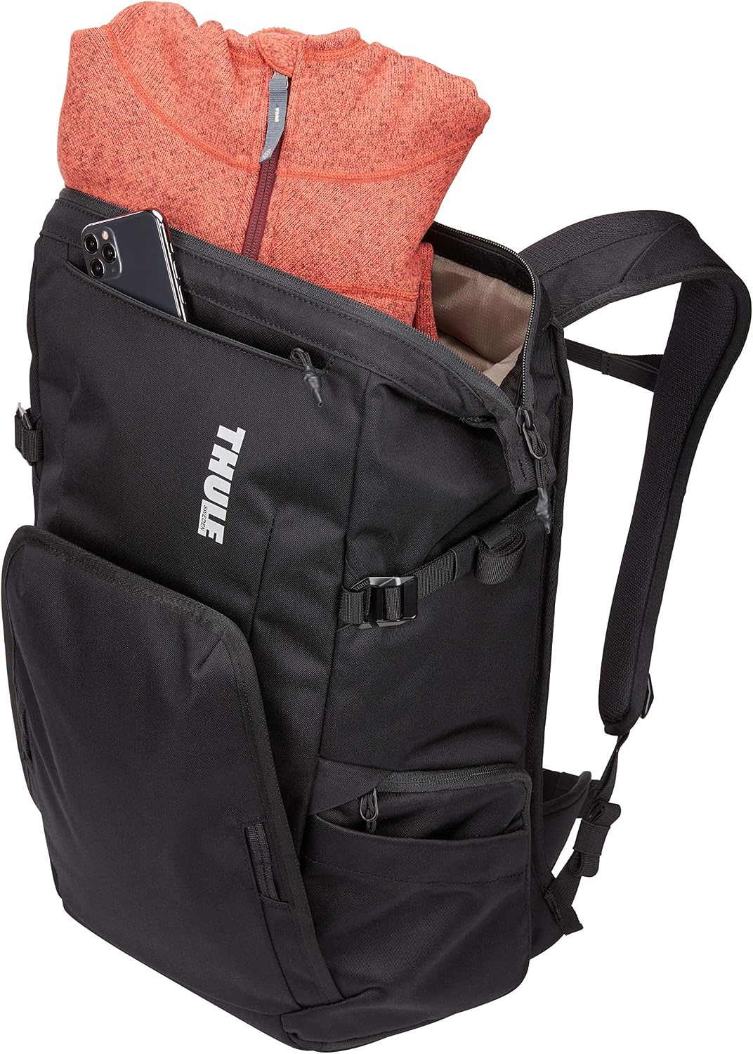 Thule Covert Camera Backpack 24L, Modular Internal Organization, Fits 14' Laptop & 11' Tablet, Includes Padded Shoulder Bag