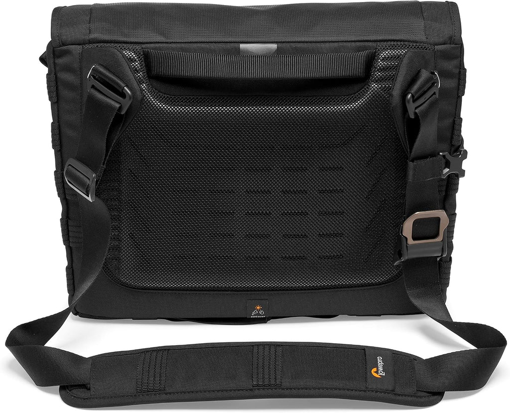 Lowepro ProTactic MG 160 AW II Mirrorless and DSLR Messenger - with QuickShelf Divider System - Camera Gear to Personal belongings - for Mirrorless Like Sony Apha9 - LP37266-PWW