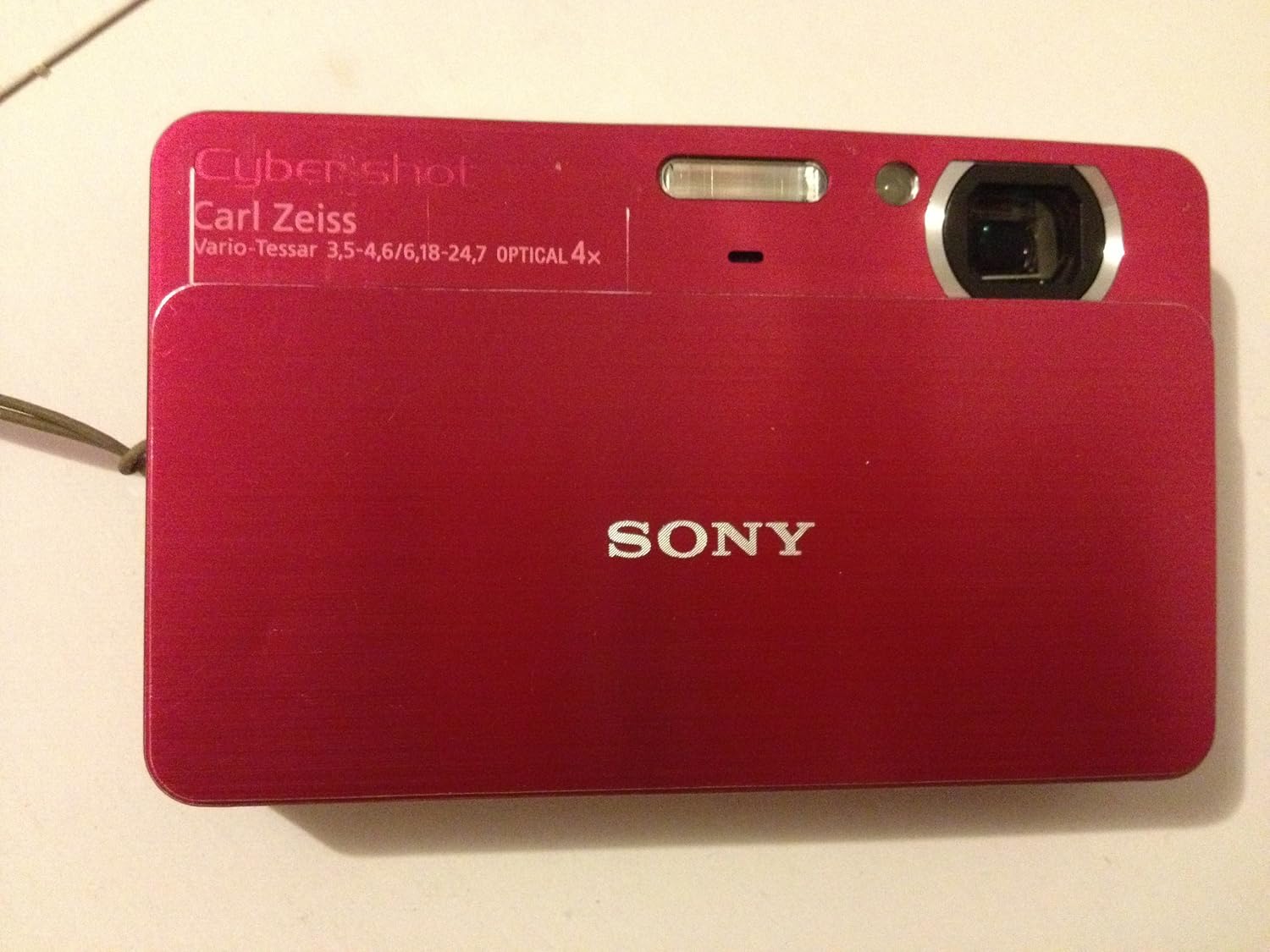 Sony Cybershot DSC-T700 10.1MP Digital Camera with 4x Optical Zoom with Super Steady Shot Image Stabilization (Red)