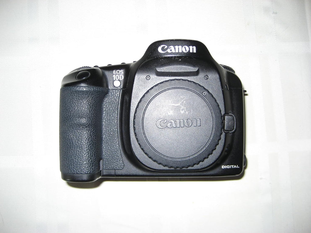 Canon EOS-10D 6.3MP Digital DSLR Camera With EF Lens Mount (Body Only) (Renewed), Black