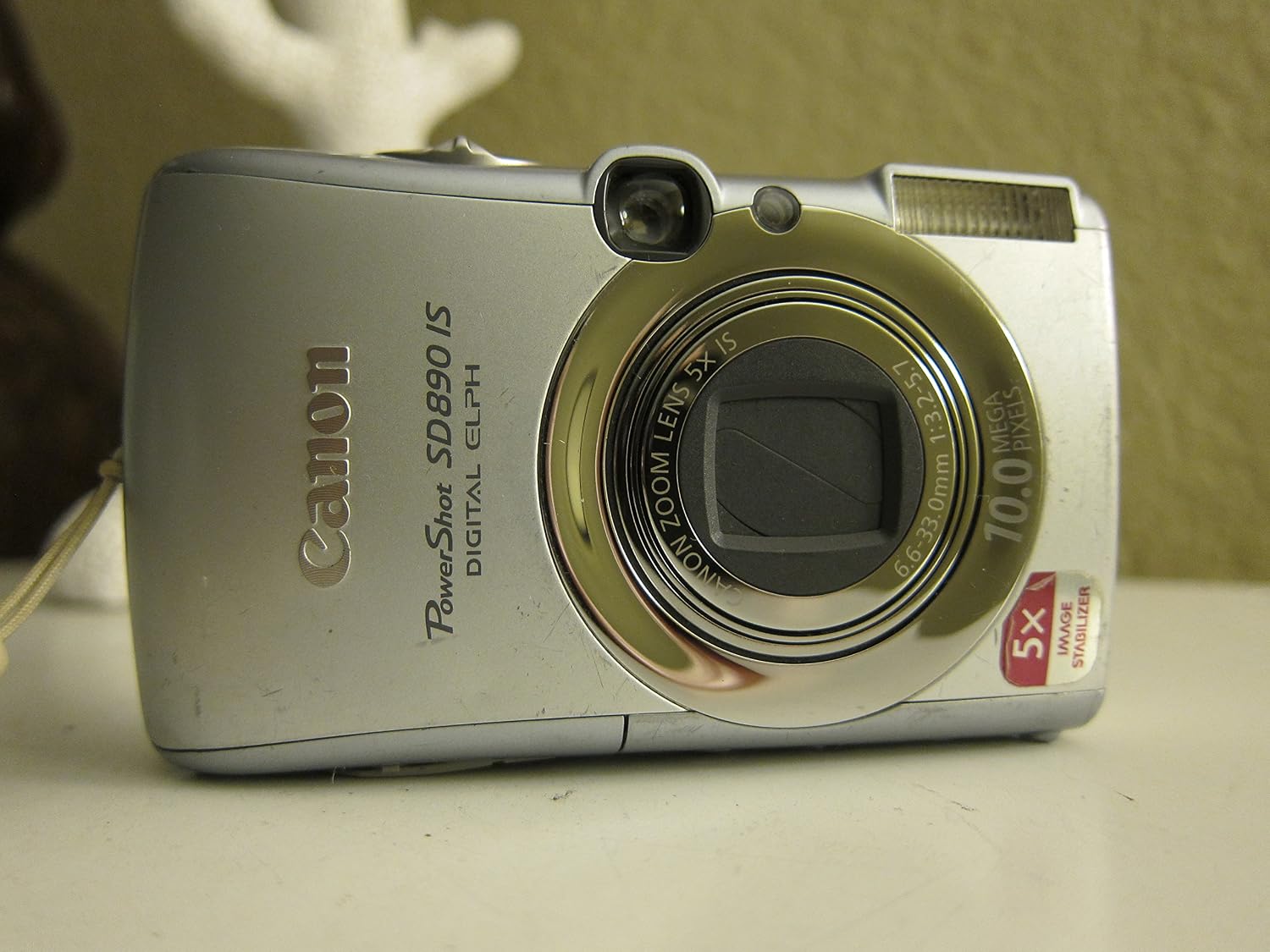 Canon PowerShot SD890IS 10MP Digital Camera with 5x Optical Image Stabilized Zoom