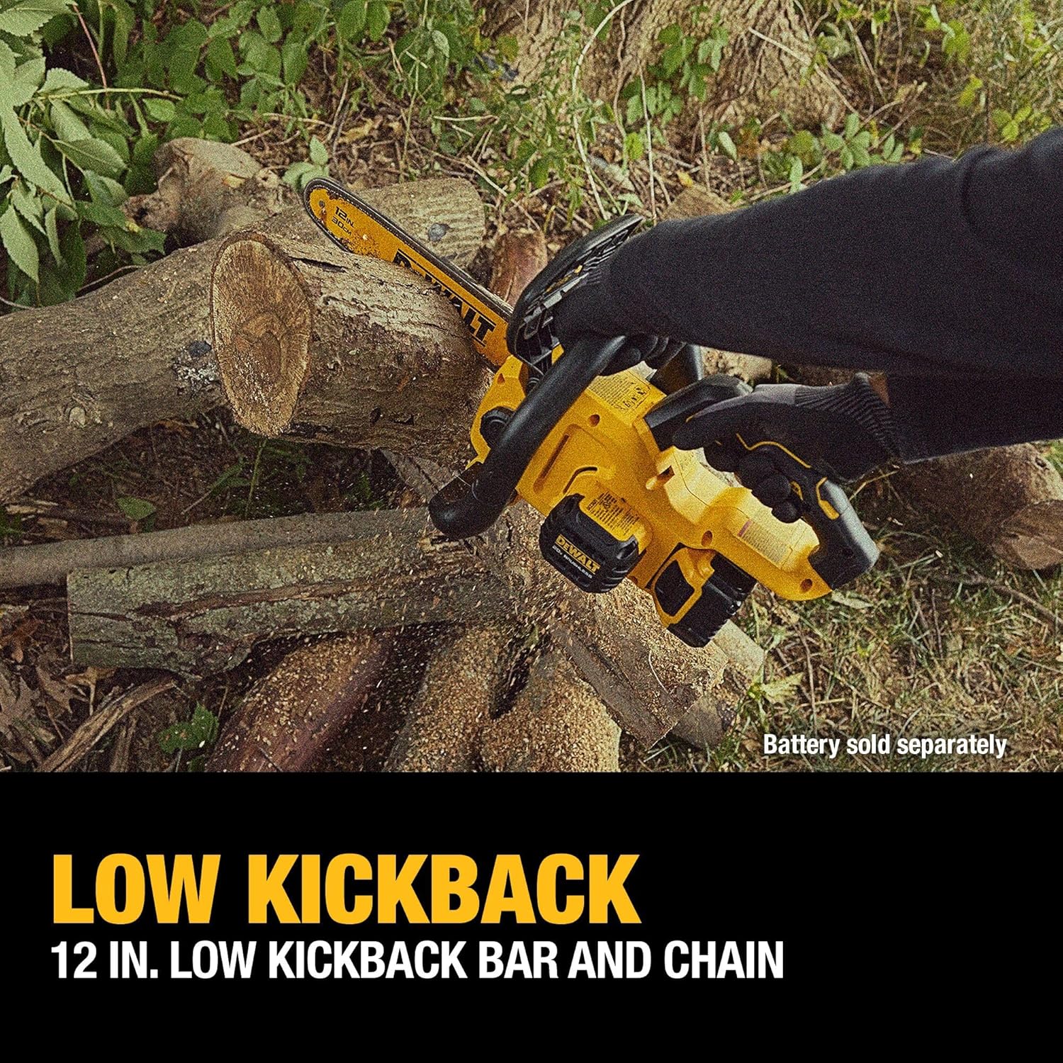 DEWALT 20V MAX 12 in. Cordless Chainsaw, Bare Tool Only (DCCS621B)