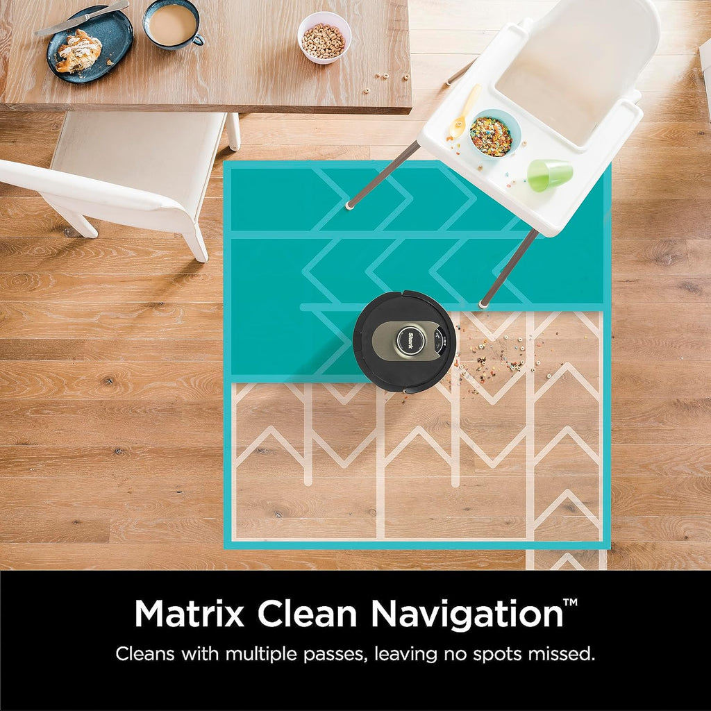 Shark AV2501AE AI Robot Vacuum with XL HEPA 60-Day Self-Empty Base, LIDAR Navigation, Perfect for Pet Hair, Compatible with Alexa/Wi-Fi, Carpet & Hard Floor, Black (Renewed)