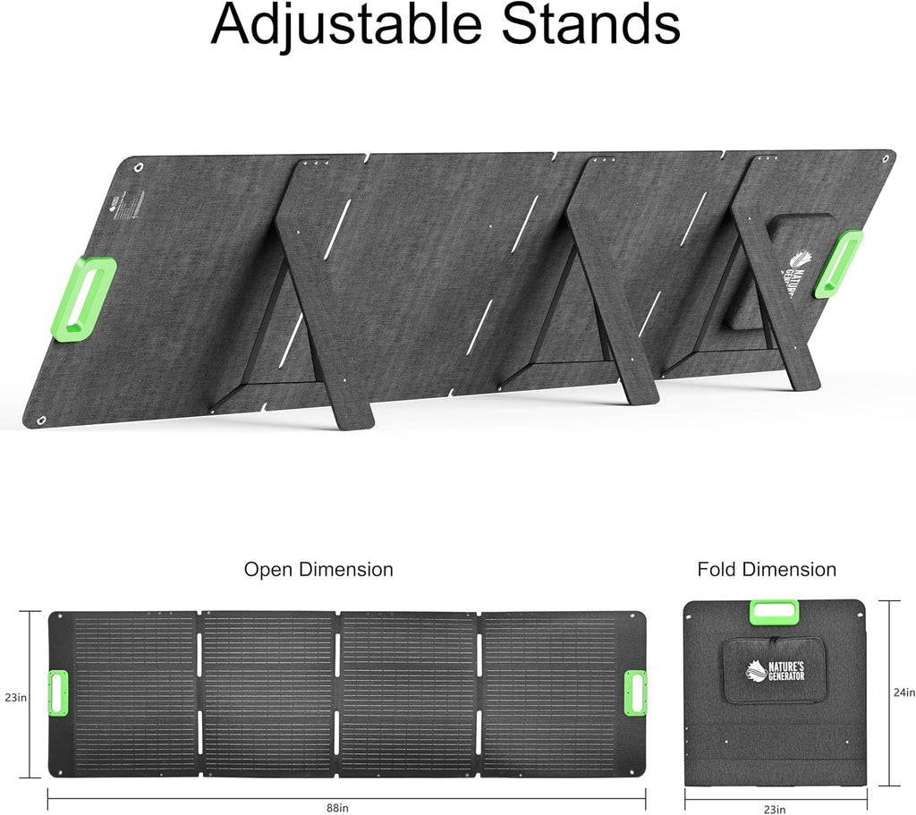 Nature's Generator 200W Folding Solar Panel