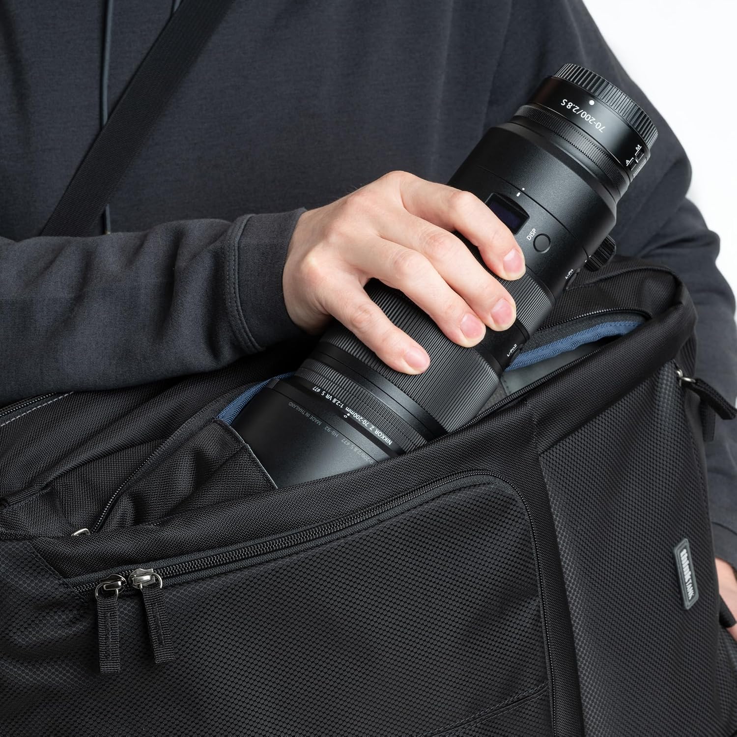 Think Tank Shape Shifter 25L Camera Backpack, Expandable/Compressible, 25 Liters, Multiple Camera Storage, for Traveling Photographers and Photojournalists (Black)