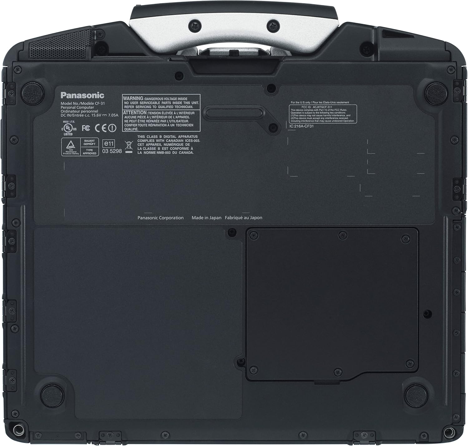 Panasonic Toughbook CF-31 MK5 Intel CORE I5-5300U, 2.30GHZ, 13.1' XGA Touchscreen, 8GB, 500GB, Wi-Fi, TPM, Bluetooth, Dual Pass, Windows 10 Pro, (Please Read Seller's Upgrades in Conditions Notes)
