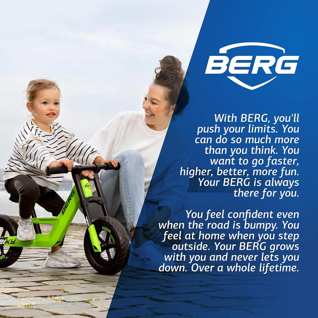 BERG Biky - Balance Bike - Lightweight Toddler Bike - Easy to Use Mini Bike - Ages 2-5 Years