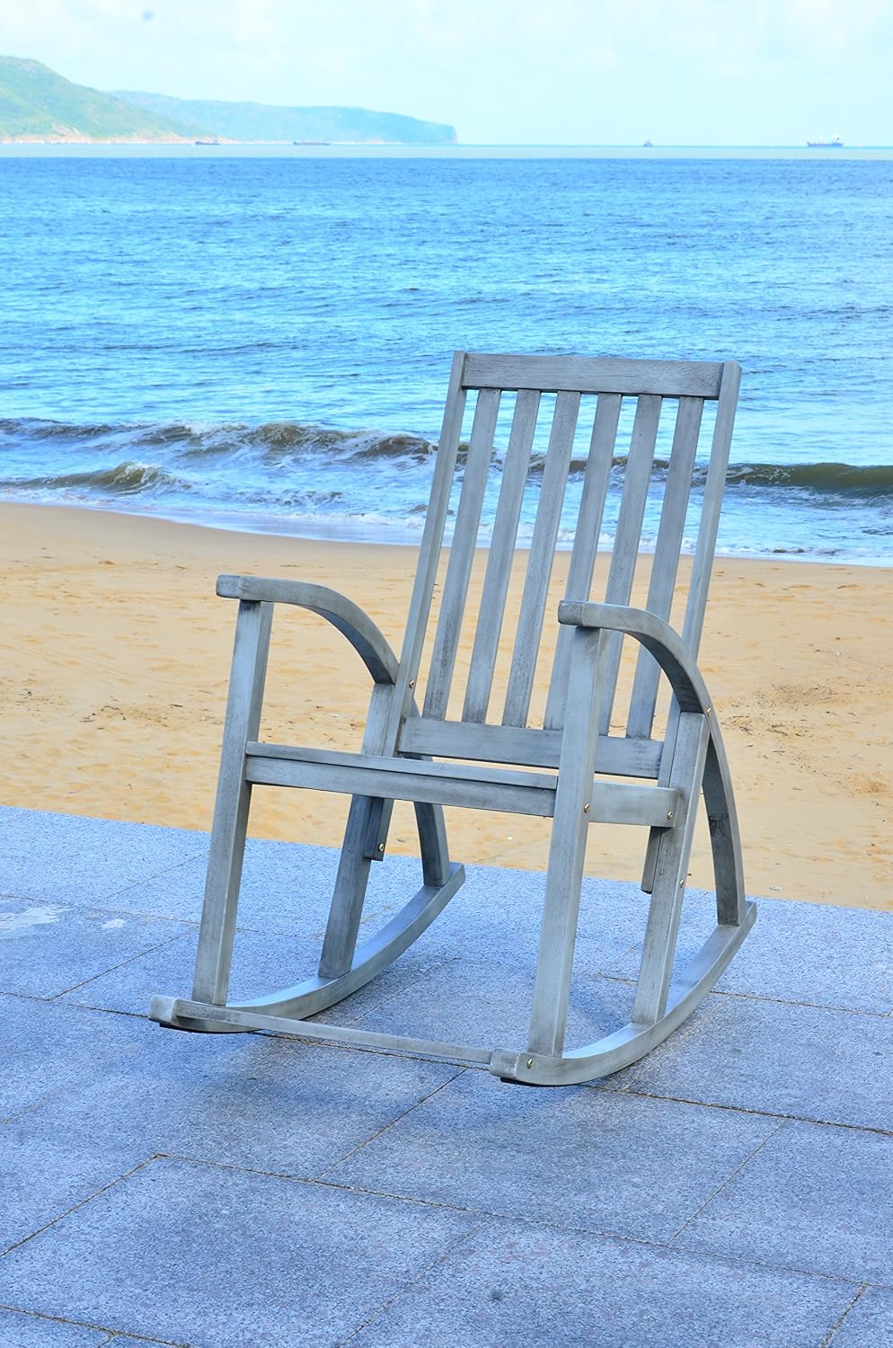 SAFAVIEH Outdoor Collection Clayton Look Rocking Chair