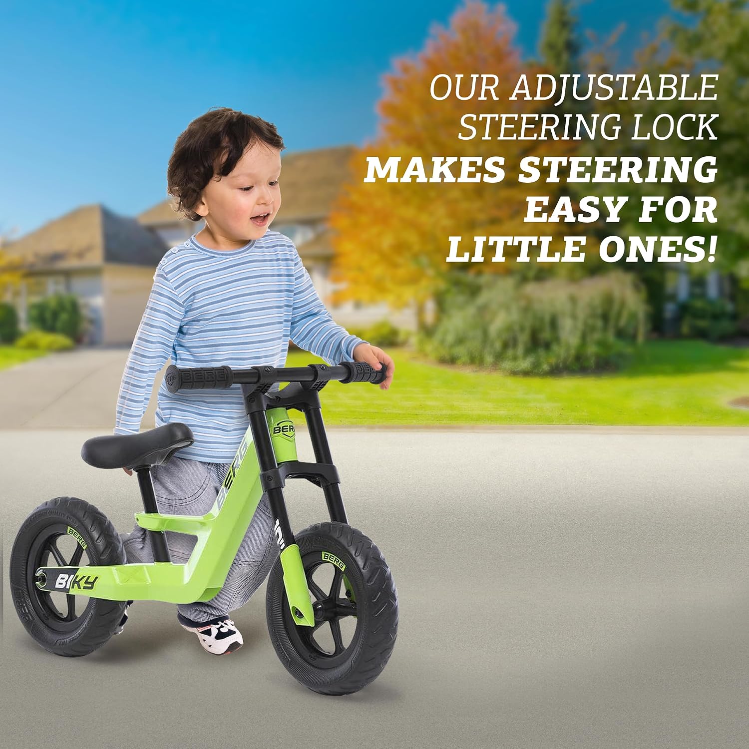 BERG Biky - Balance Bike - Lightweight Toddler Bike - Easy to Use Mini Bike - Ages 2-5 Years