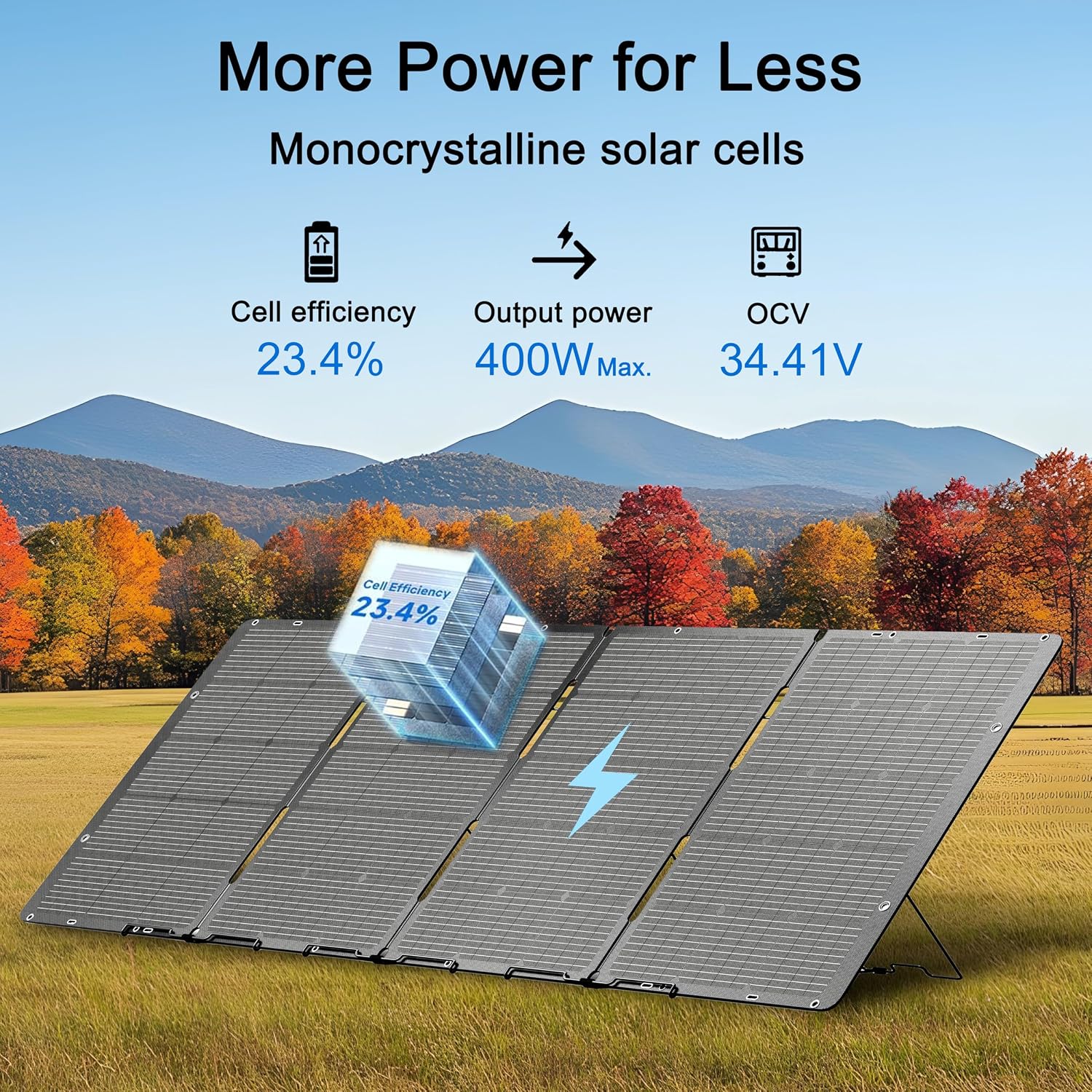 Nature's Generator 400W Folding Solar Panel
