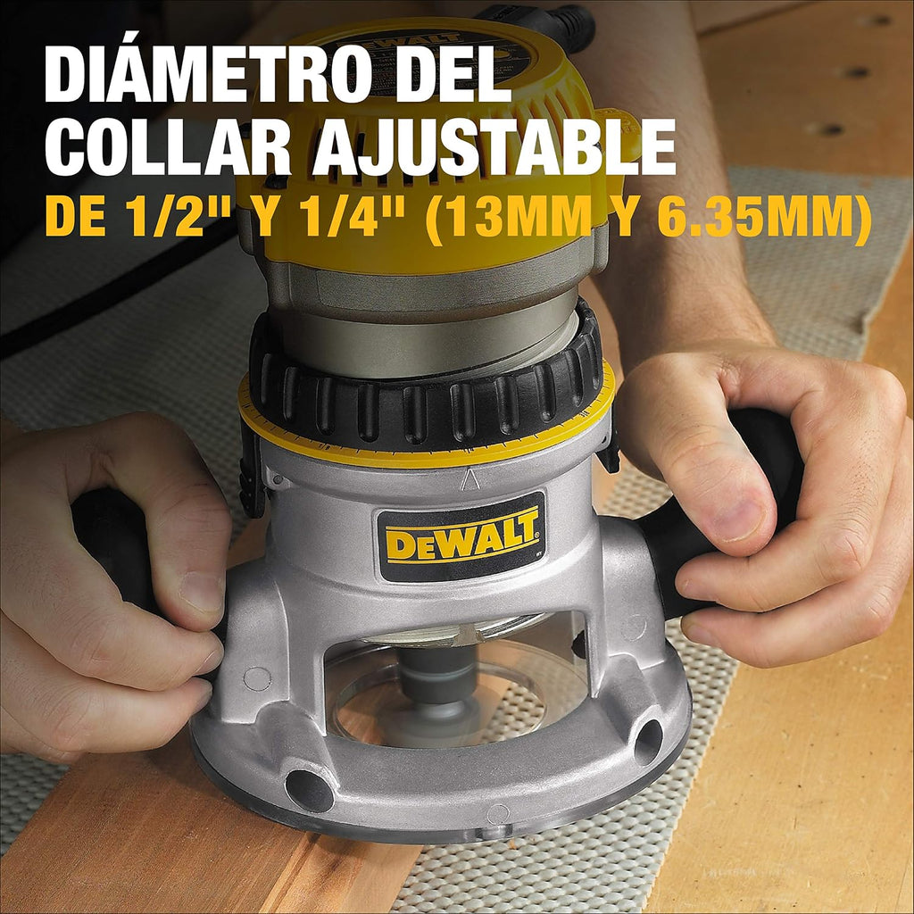 DEWALT Router, Fixed Base, 1-3/4-HP, 11.0 Amp Motor (DW616)
