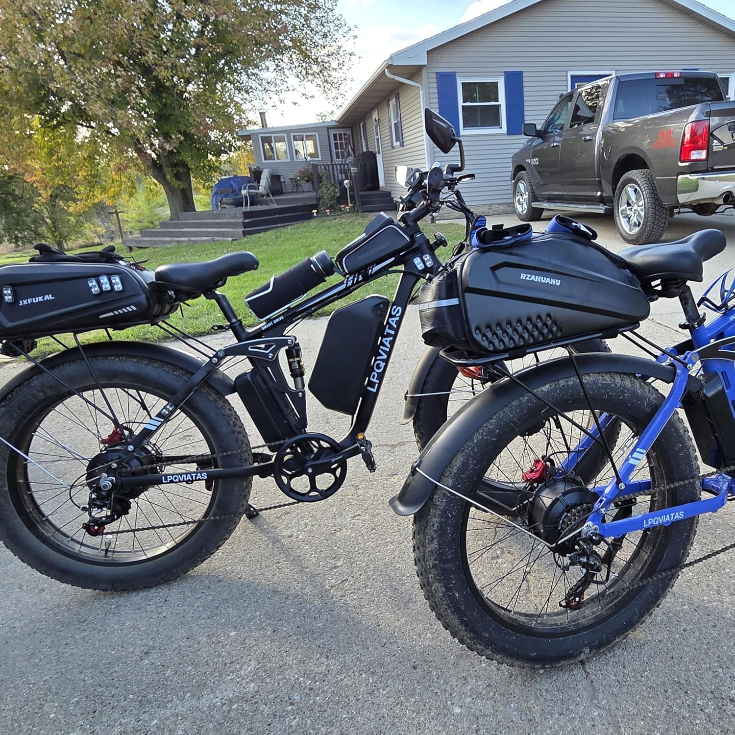9000W-Peak-Dual-Motor-Ebike for Adults-Women,52V 34AH 1768Wh Battery Full Suspension Snow Mountain Bike,47MPH Fast E Bike,24 * 4.0 AWD Off-Road-Fat-Tire-Electric-Bicycle