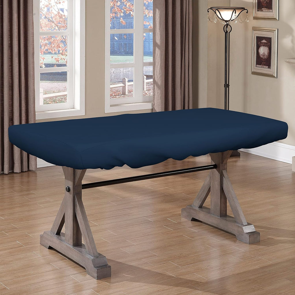 Covers & all Poker Table Cover 12 Oz Waterproof - 100% Weather Resistant Outdoor Game Table Cover with Elastic at 4 Sides (94' W x 44' D x 8' H Inches, Blue)