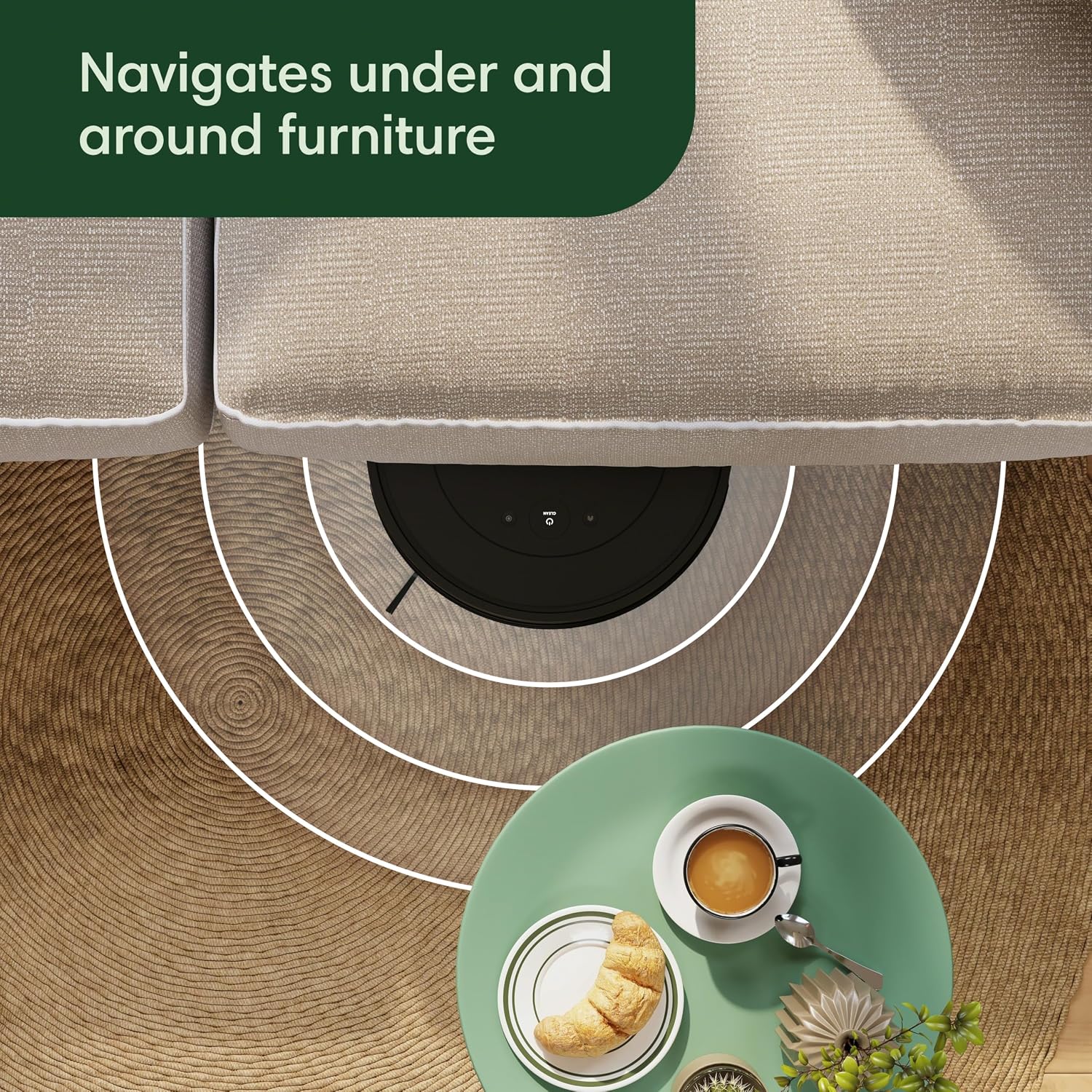 iRobot Roomba Vac Robot Vacuum (Q011) - Power-Lifting Suction, Quieter Cleaning Mode, Multi-Surface Cleaning, Cleans in Neat Rows, Easy to use, Self-Charging, Works with Alexa