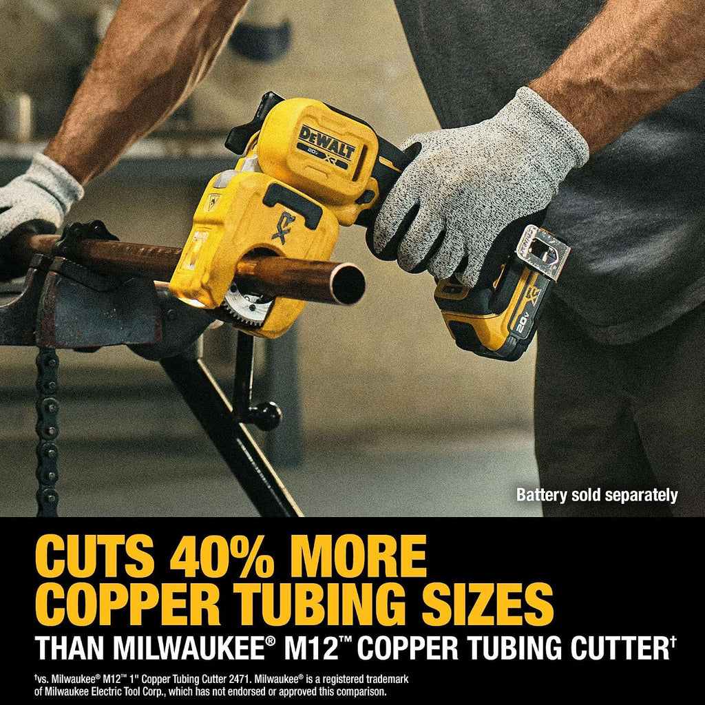 DEWALT 20V MAX XR 1-1/4 in. Copper Tubing Cutter (DCE154B)
