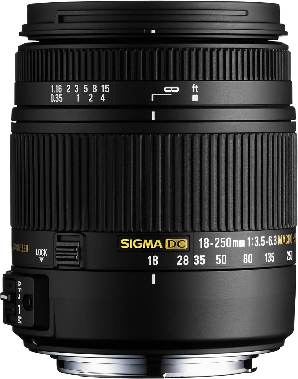 Sigma 883101 18-250mm f3.5-6.3 DC Macro OS Hyper Sonic Motor (Black)