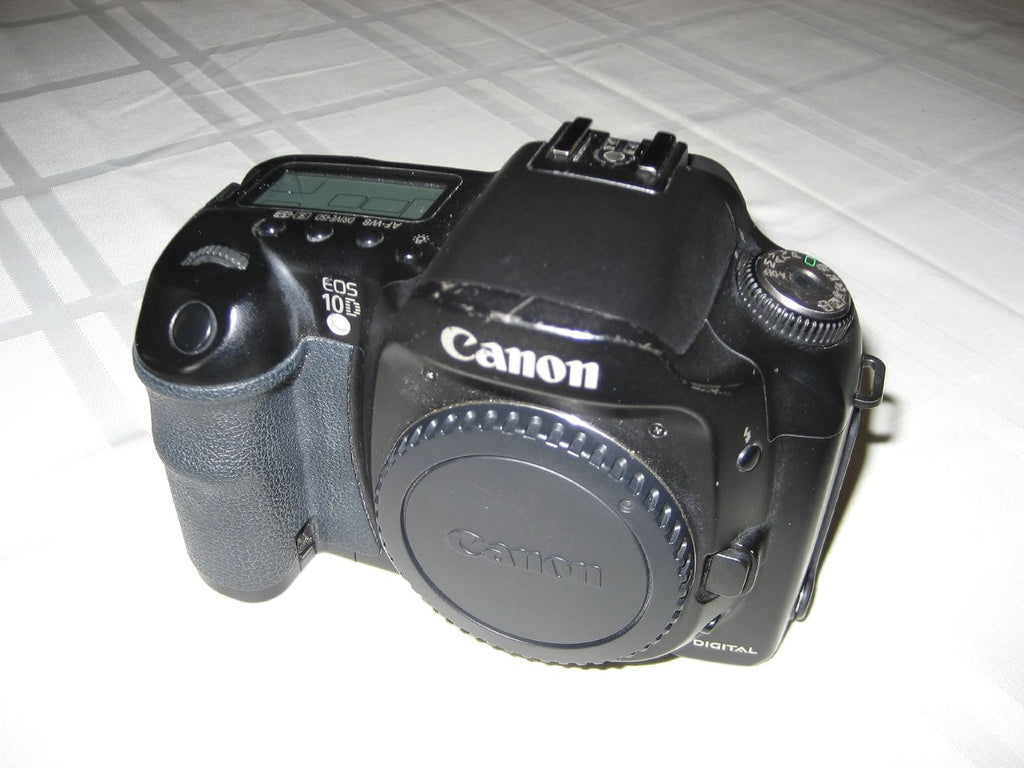 Canon EOS-10D 6.3MP Digital DSLR Camera With EF Lens Mount (Body Only) (Renewed), Black