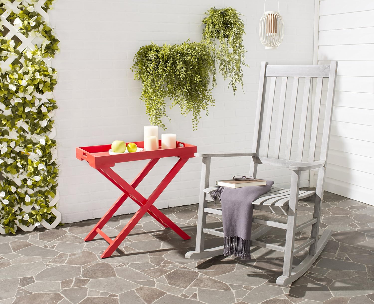 SAFAVIEH Outdoor Living Collection Shasta Rocking Chair
