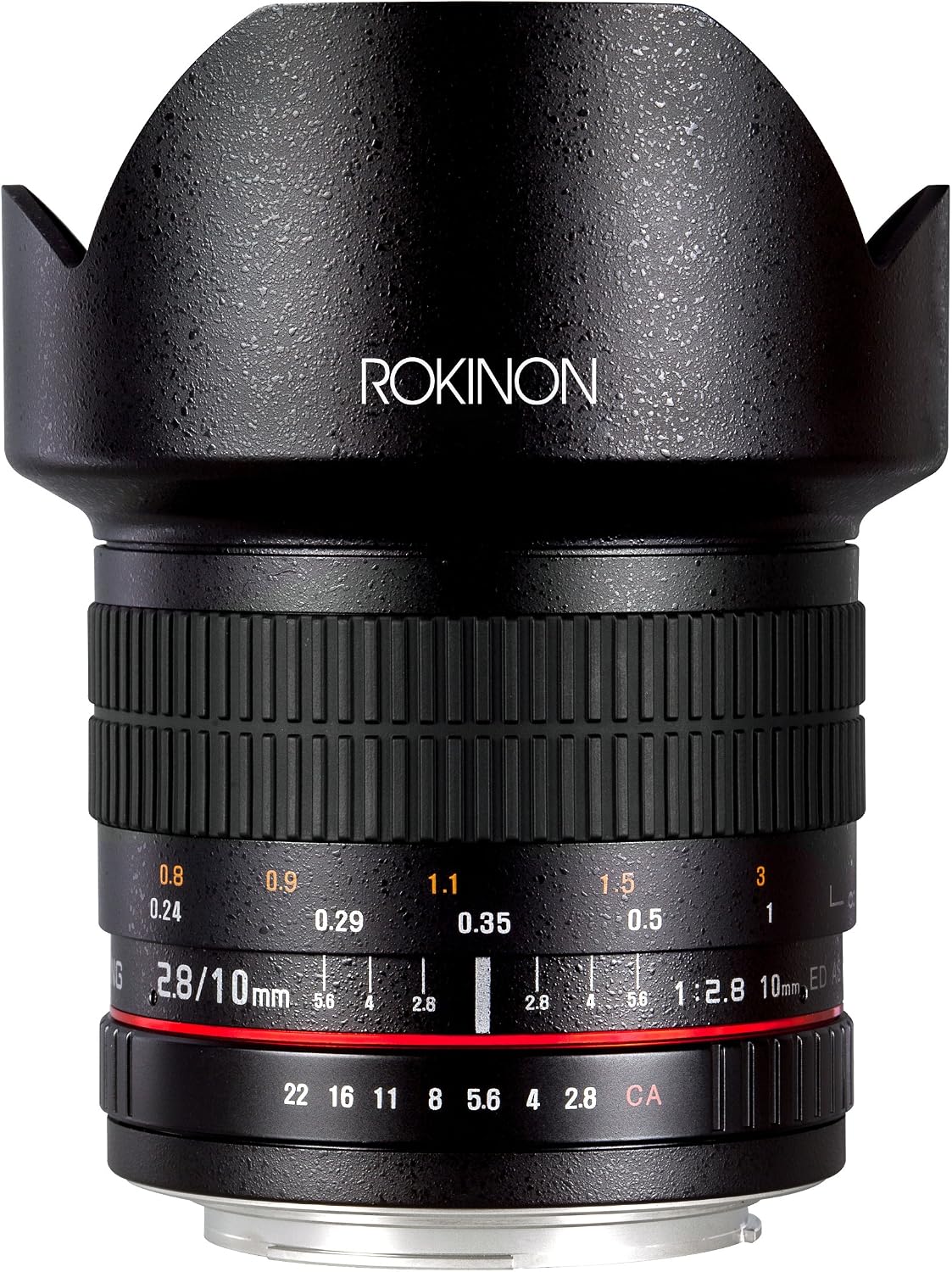 Rokinon 10mm F2.8 ED AS NCS CS Ultra Wide Angle Lens for Nikon Digital SLR Cameras with AE Chip for Auto Metering (10MAF-N)