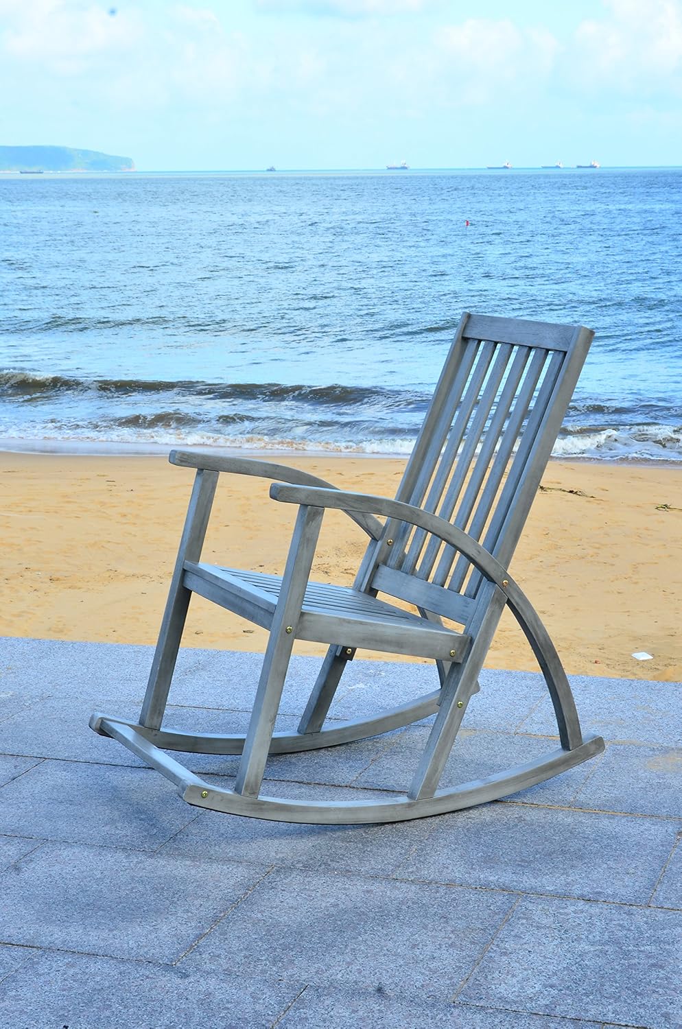 SAFAVIEH Outdoor Collection Clayton Look Rocking Chair