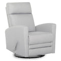 Dream On Me Chatham Basic Nursery Rocking Glider in Grey, 360° Swivel Motion, FSC Certified, Greenguard Gold & JPMA Certified Nursery Glider, Three Rocking Modes Nursery Glider Recliner