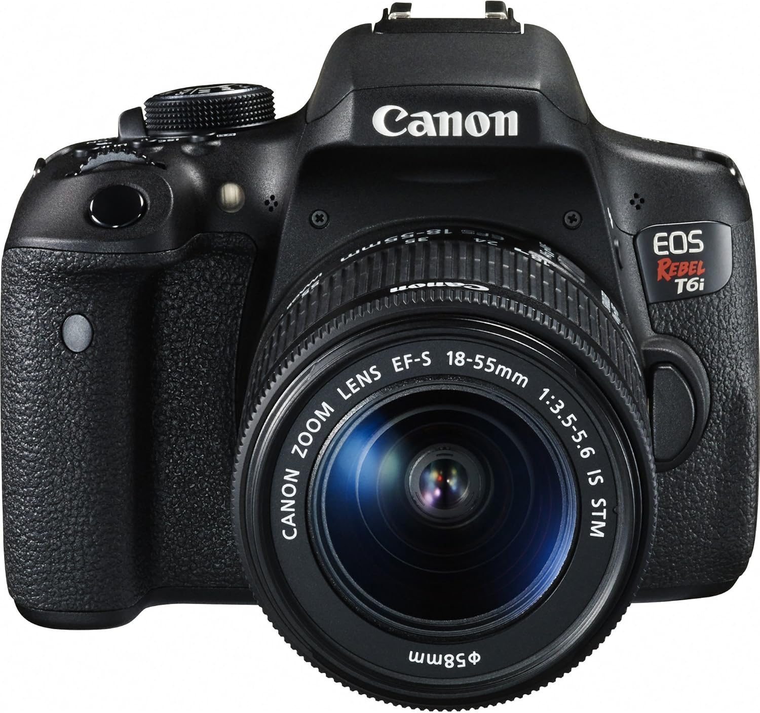 Canon EOS Rebel T6i Digital SLR with EF-S 18-55mm is STM Lens - Wi-Fi Enabled