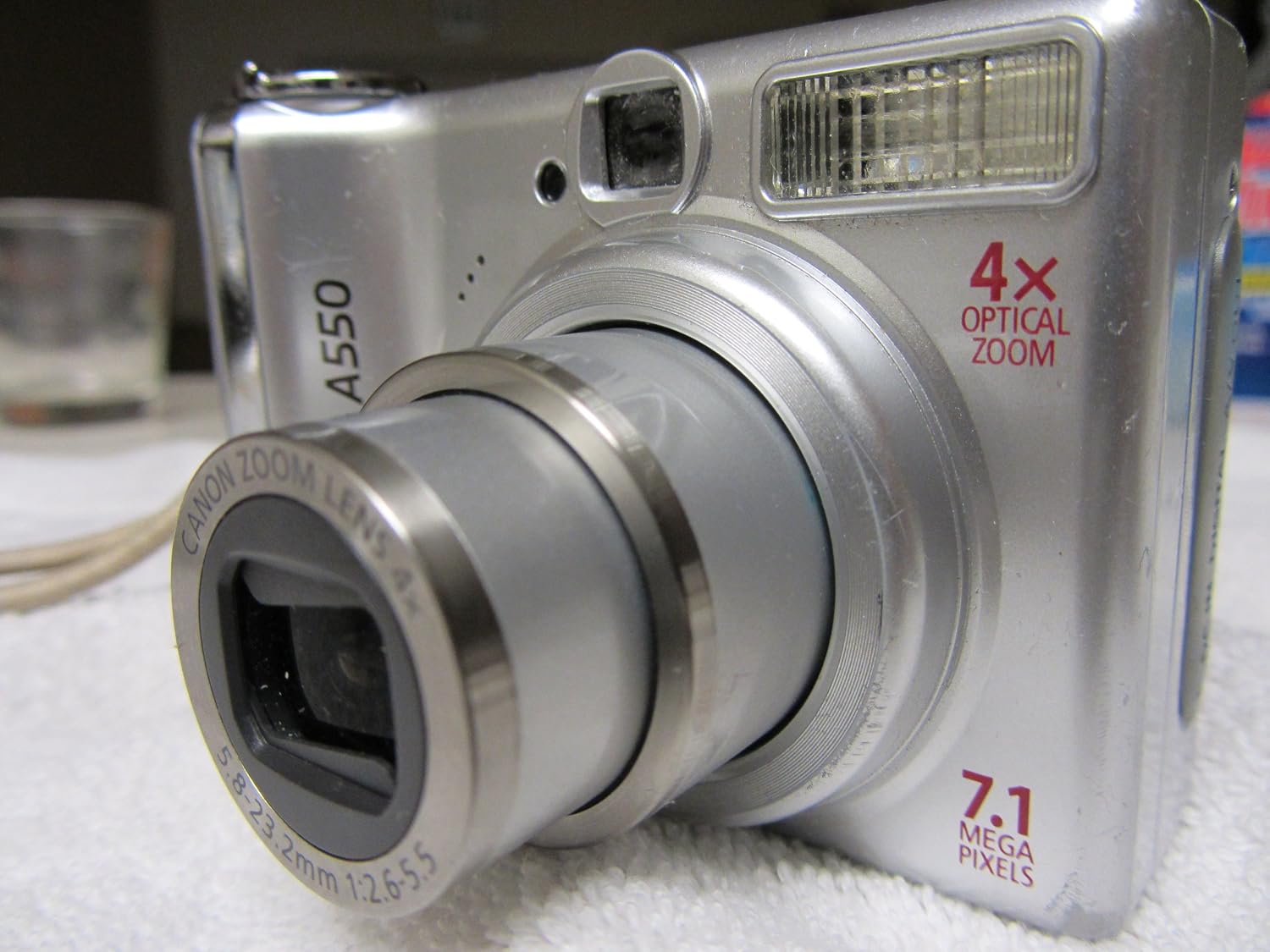 Canon PowerShot A550 7.1MP Digital Camera with 4x Optical Zoom