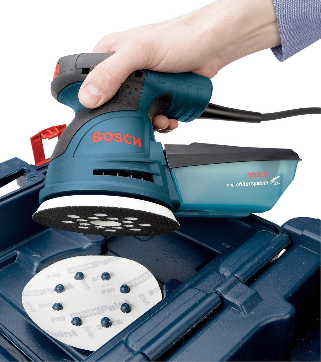 Bosch ROS20VSK 5 In. Palm Random Orbit Sander/Polisher