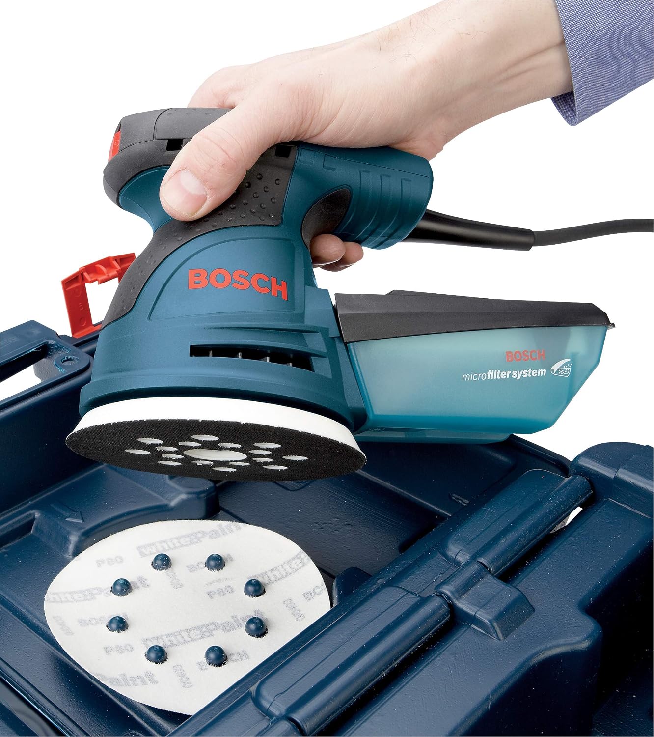 Bosch ROS20VSK 5 In. Palm Random Orbit Sander/Polisher