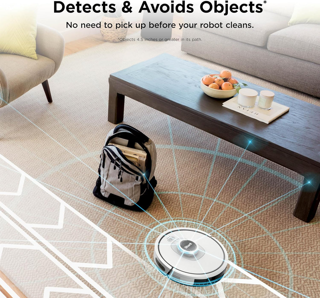 Shark Matrix Clean | Robot Vacuum Cleaner with Powerful Suction for Pet Hair, Rugs, Carpets & Hard Floors | Self-Empty Base | 60-Day Capacity | Voice Control | LiDAR Navigation | Cool Grey | AV2511AE