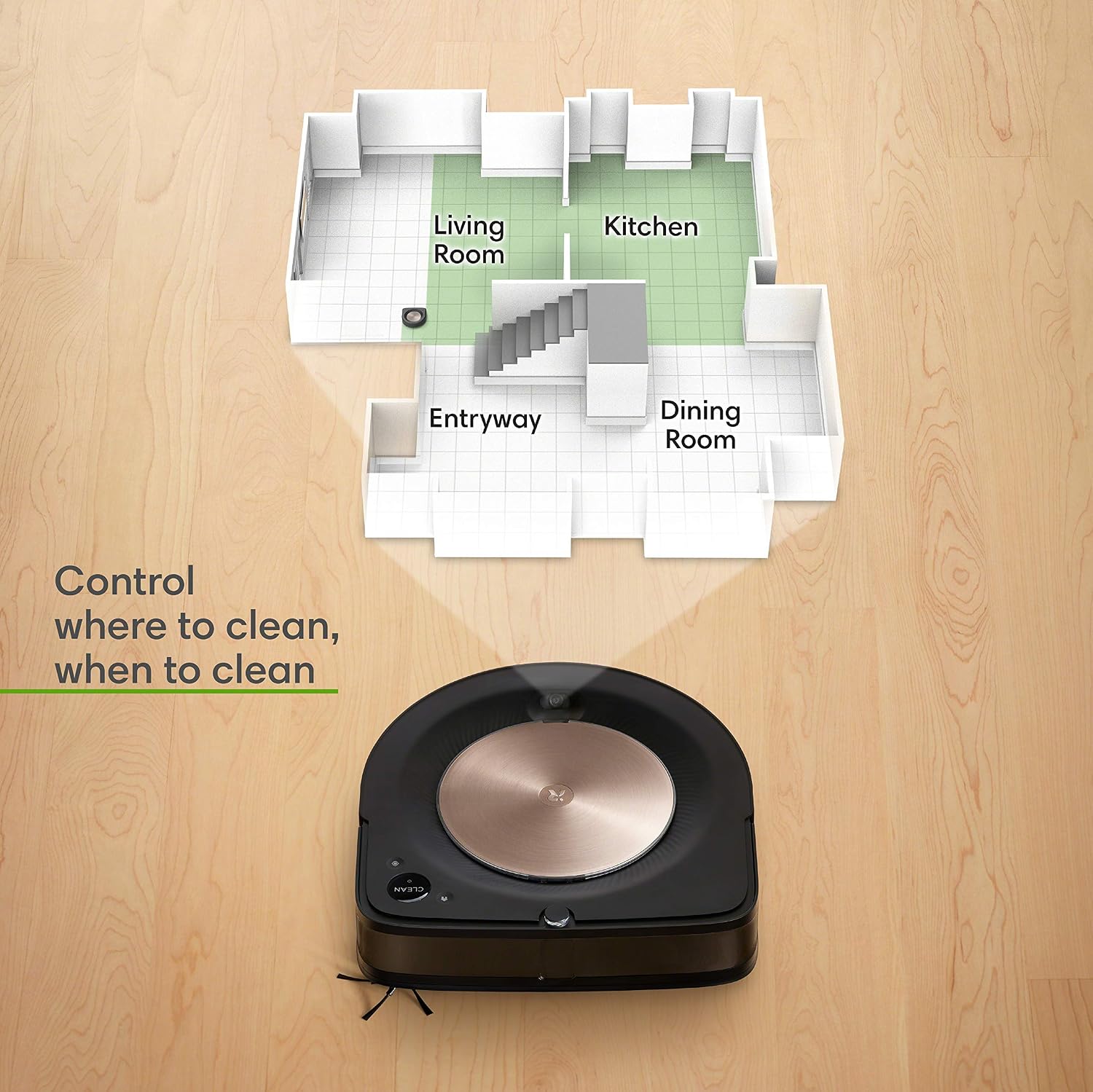 iRobot Roomba s9+ (9550) Robot Vacuum & Braava Jet m6 (6112) Robot Mop Bundle - Wi-Fi Connected, Smart Mapping, Powerful Suction, Precision Jet Spray, Corners & Edges, Ideal for Multiple Rooms