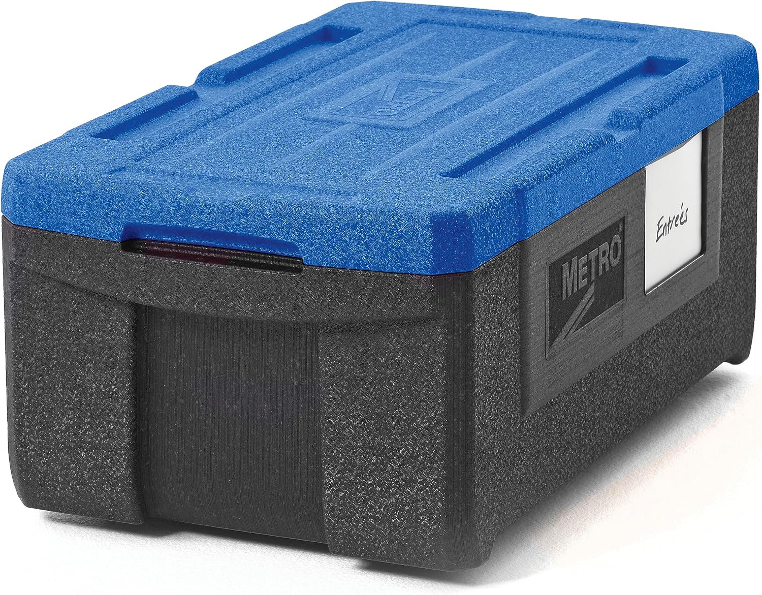 METRO Mightylite ML180-BU Top-Load Insulated Food Carrier - Professional-Grade Multipurpose Pan Carrier, Insulated Cooler and Catering Food Warmer - 30 qt or 3 Pan Capacity - Blue