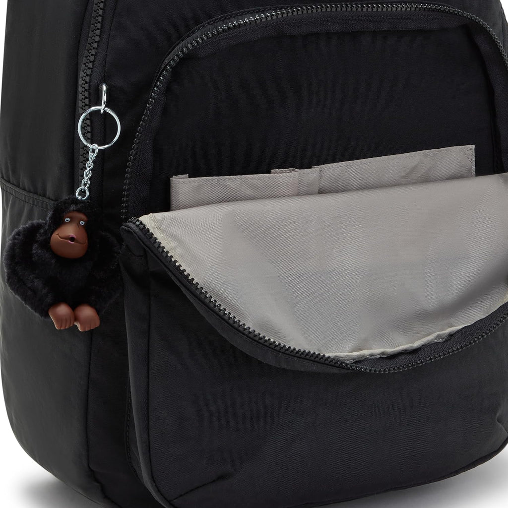Kipling Women's Seoul 15' Laptop Backpack, Durable, Roomy with Padded Shoulder Straps, Built-In Protective Sleeve