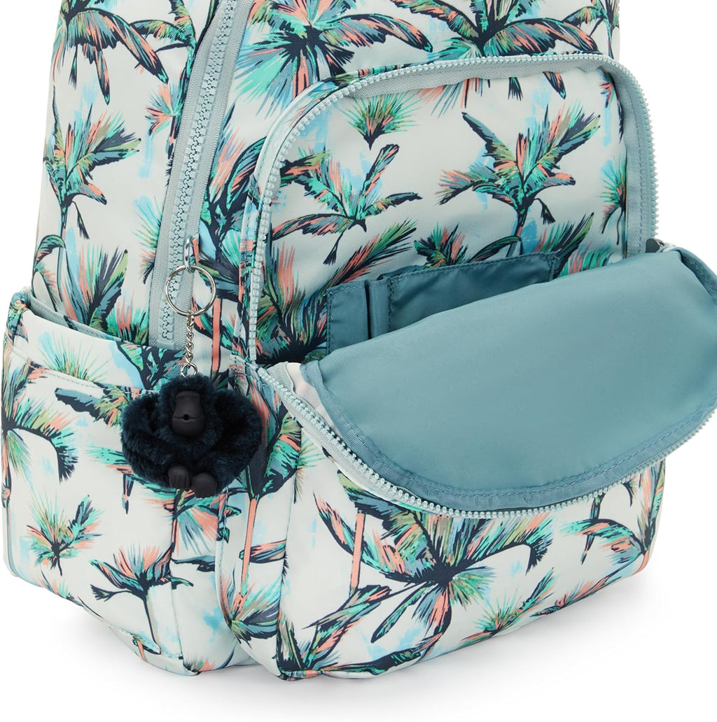 Kipling Women's Seoul Prt 15' Laptop Backpack, Durable, Roomy with Padded Shoulder Straps, Built-In Protective Sleeve