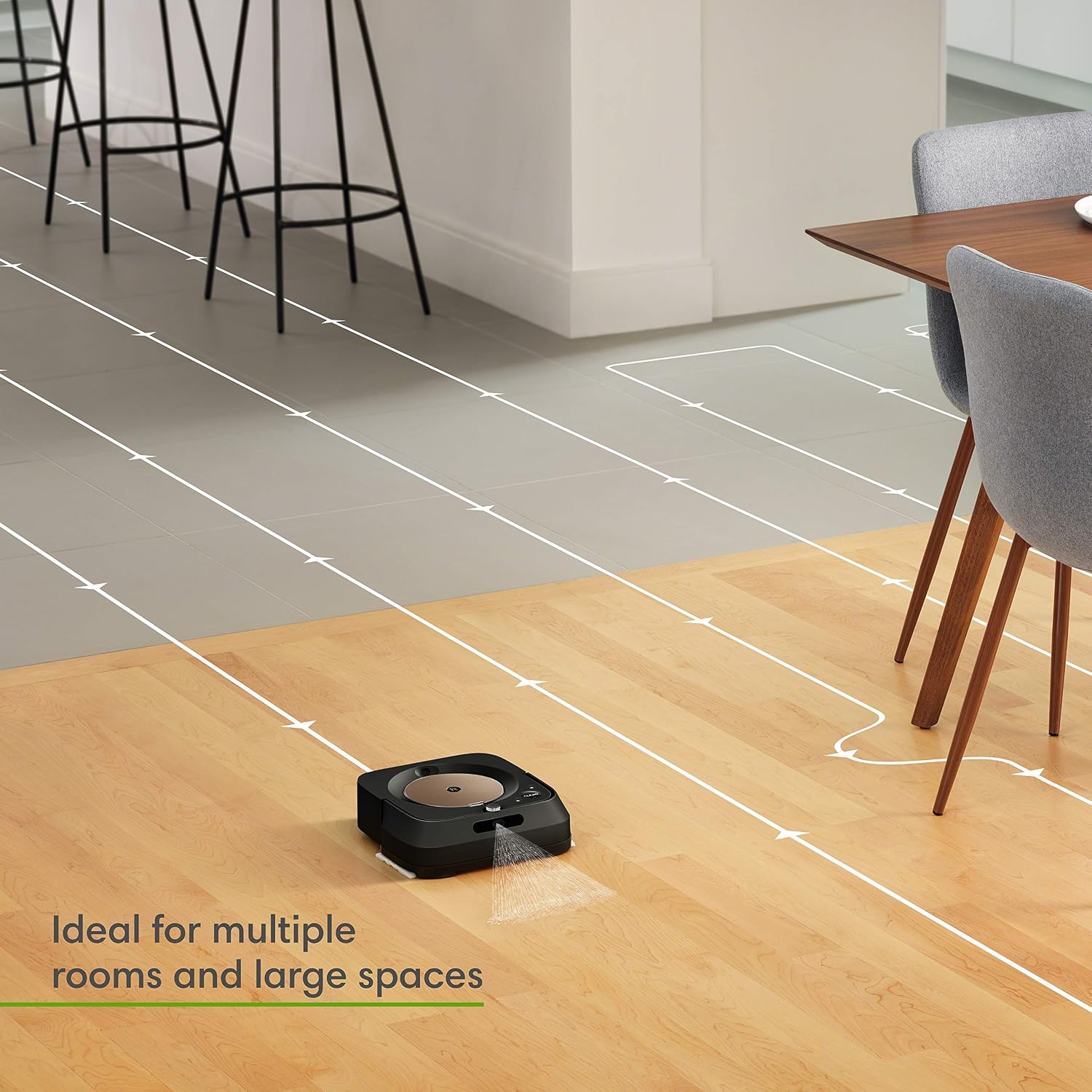 iRobot Roomba s9+ (9550) Robot Vacuum & Braava Jet m6 (6112) Robot Mop Bundle - Wi-Fi Connected, Smart Mapping, Powerful Suction, Precision Jet Spray, Corners & Edges, Ideal for Multiple Rooms