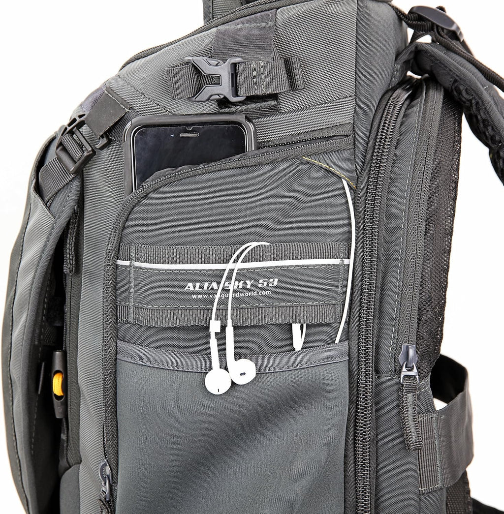 VANGUARD Alta Sky 53 Camera Backpack for Sony, Nikon, Canon, DSLR, Drones, Gray