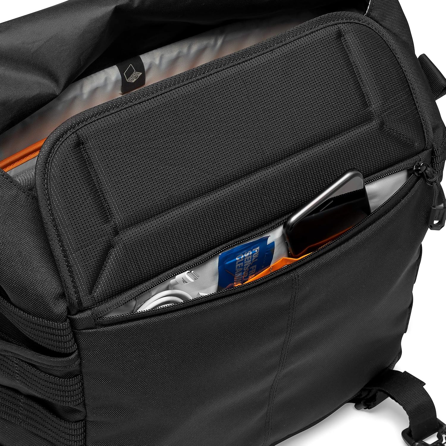Lowepro ProTactic MG 160 AW II Mirrorless and DSLR Messenger - with QuickShelf Divider System - Camera Gear to Personal belongings - for Mirrorless Like Sony Apha9 - LP37266-PWW