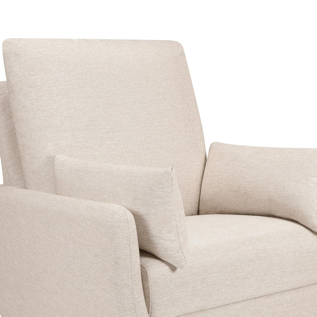 Davinci Juno Swivel Glider in Beach, Greenguard Gold & CertiPUR-US Certified