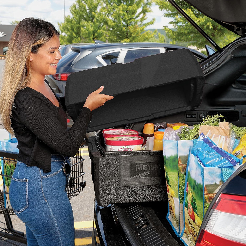 Metro Mightylite ML180XL Top Load Insulated Food Carrier - Professional-Grade Multipurpose Pan Carrier, Insulated Cooler and Food Warmer with Extra Capacity Lid - 45 qt or 5 Pan Capacity